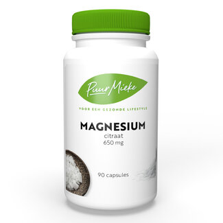 Puur Mieke Magnesium Citraat - 650mg - 80 capsules