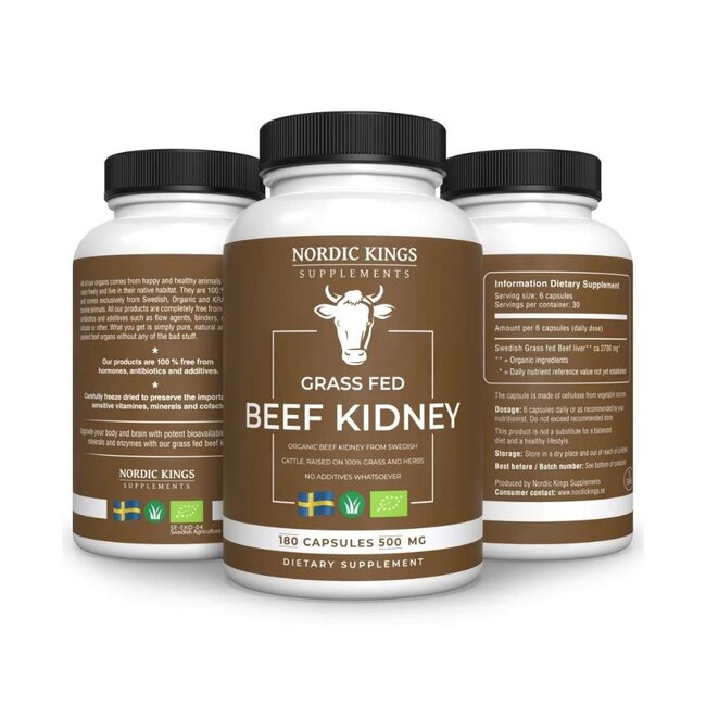 Rundernier - 500mg - 180 caps - BIO