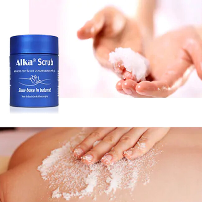 Basische Olie-Zout Scrub - 250g