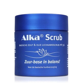 Alka Basische Olie-Zout Scrub - 250g