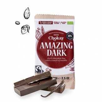 Chokay Chocoladereep - Amazing Dark - 70g - BIO