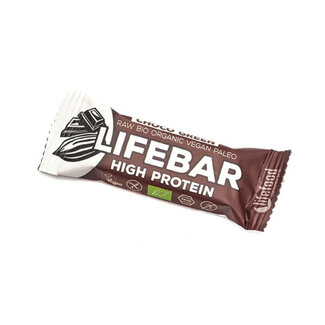 Lifebar Proteïnereep Chocolate Green RAW - 47g - BIO