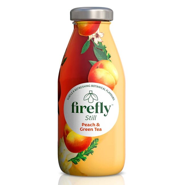 FireFly Fruitdrank Peach & Green Tea - 330ml