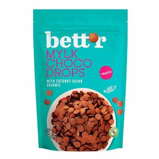 Bett'r Melk Chocolade Druppels - 200g - BIO