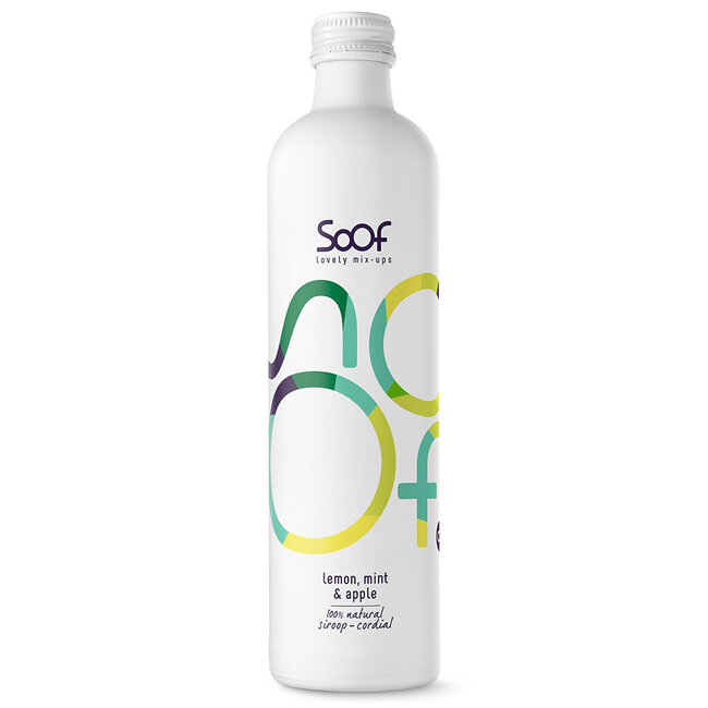 Soof Siroop Citroen, Munt & Appel - 340ml