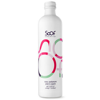 Soof Siroop Roos, Kardemon, Peer & Appel - 340ml - THT 07-2026