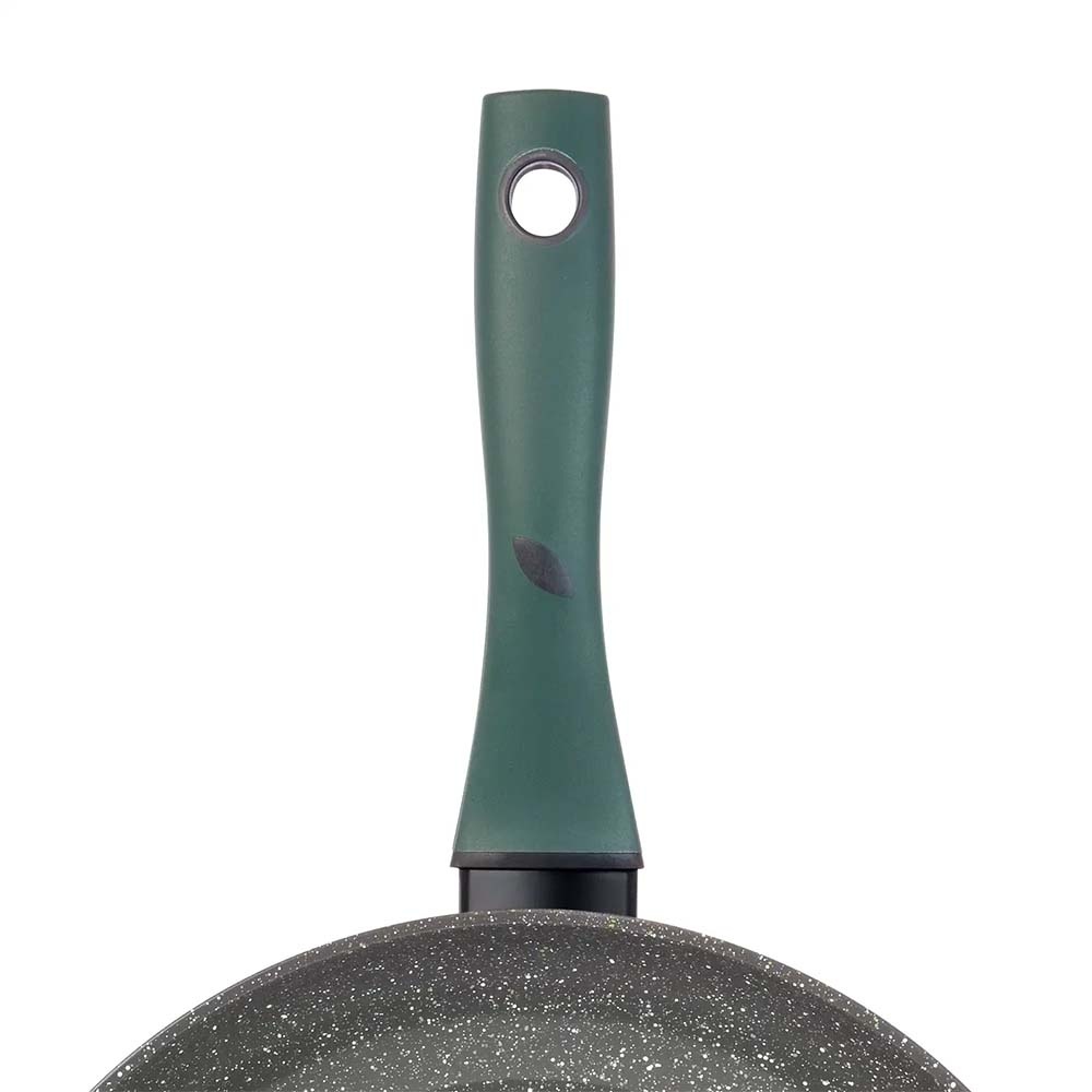 Wok pan met keramische coating 28cm 1 in Gifvrije Pannen Puur Mieke