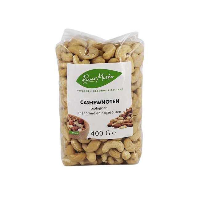 Puur Mieke Cashewnoten Rauw - 400g - BIO