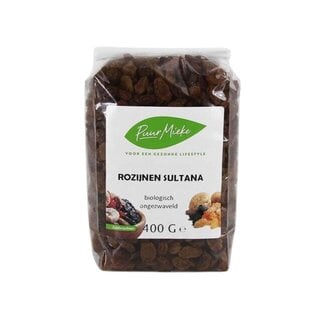 Puur Mieke Sultana Rozijnen - 400g - BIO THT 08-12-2026
