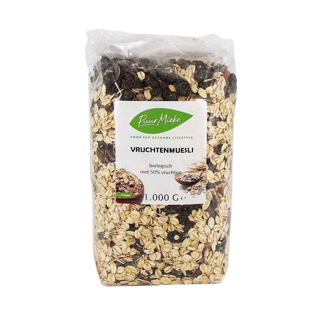 Puur Mieke Vruchten Muesli - 1000g - BIO