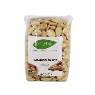 Puur Mieke Amandelen Wit - 400g - BIO THT 05-07-2026