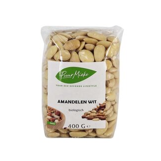 Puur Mieke Witte Amandelen - 400g - BIO