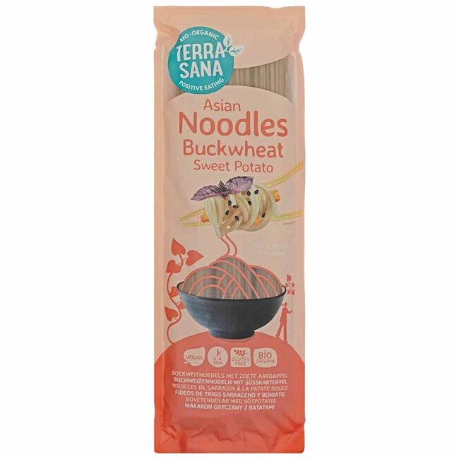 Terrasana Boekweitnoodles met Zoete Aardappel Glutenvrij - BIO