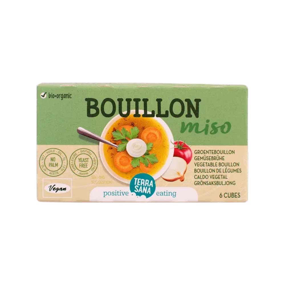 Bouillonblokjes Zonder Gist met miso BIO Puur Mieke