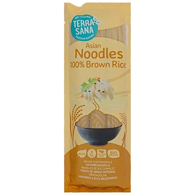 Terrasana Bruine rijstnoodles -250g - BIO