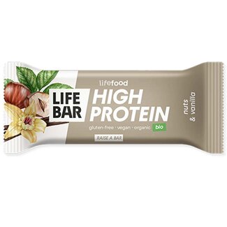 Lifefood Proteïnereep Noten Vanille - 40g - BIO THT 14-04-2026