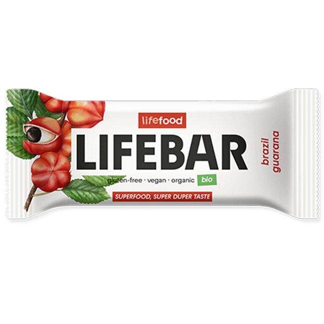 Lifebar Energiereep Paranoot Guarana RAW - 40g - BIO