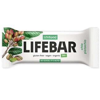 Lifebar Energiereep Chia Pistache RAW - 40g - BIO
