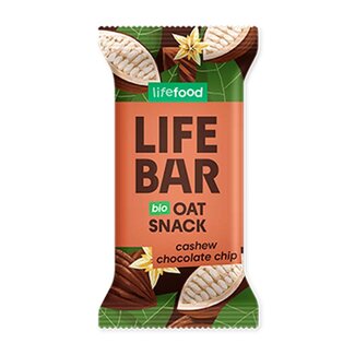 Lifebar Haverreep Chocolate Chip - 40g - BIO