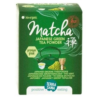 Terrasana Matcha Groene Thee Poeder - Premium Grade - 30g - BIO