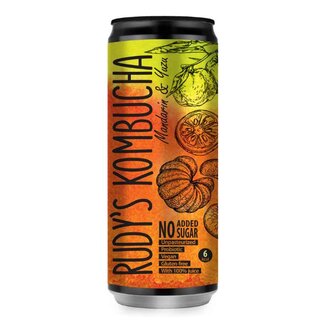 Rudy's Kombucha - Mandarijn & Yuzu - 330ml THT 01-05-2026