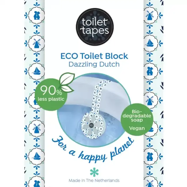 Toilet Tapes Toiletblok - Dazzling Dutch - 1 blok