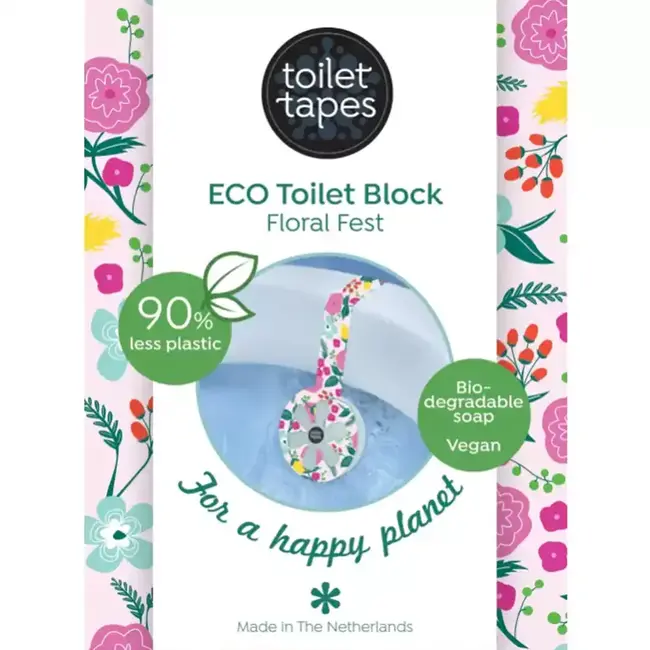 Toilet Tapes Toiletblok - Floral Fest - 1 blok