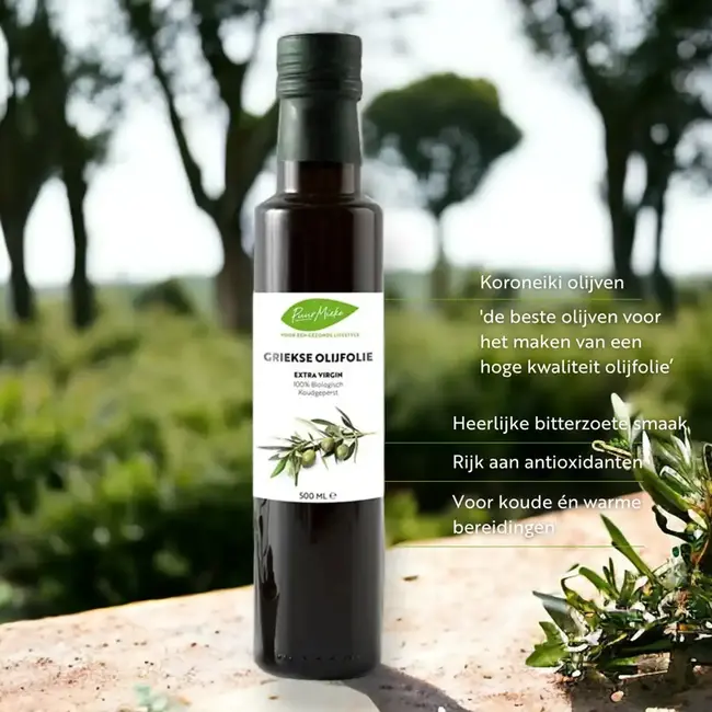 Griekse Olijfolie Extra Virgin - 500ml - BIO