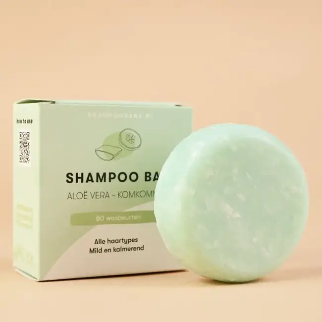 Shampoo Bars Aloë Vera & Komkommer - Alle haartypes - 60g