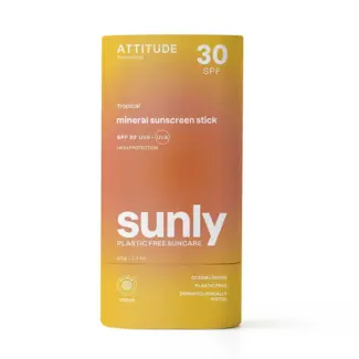 ATTITUDE Sunly Zonnebrandstick SPF30 - Tropisch - 60g