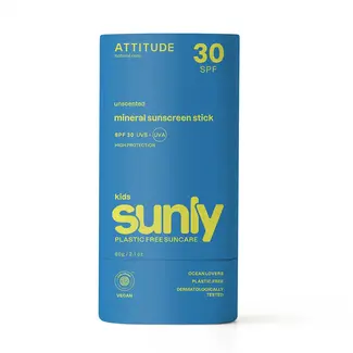 ATTITUDE Sunly Face Stick Kids Unscented 30SPF