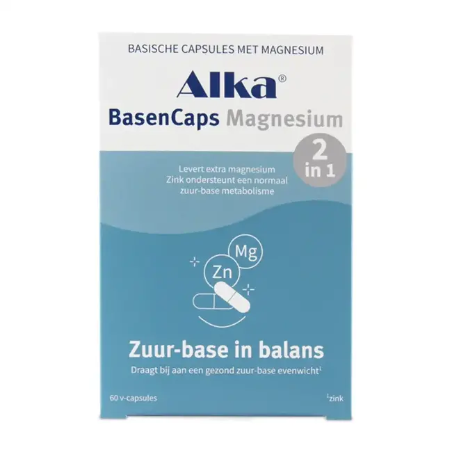 BasenCaps Magnesium - Basische Capsules met Magnesium - 60 capsules