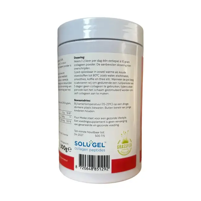 Collageen poeder met vitamine C gehydrolyseerd - 300g