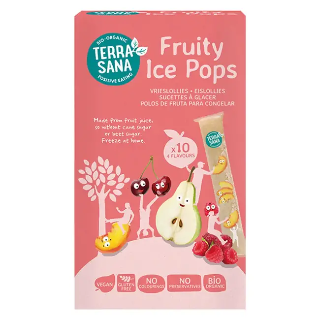 Fruity Ice Pops - 10 ijslollies x 40ml - BIO