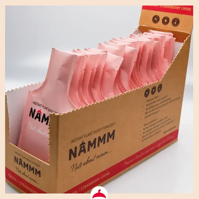 Instant poeder voor Chufadrank - Aardbei