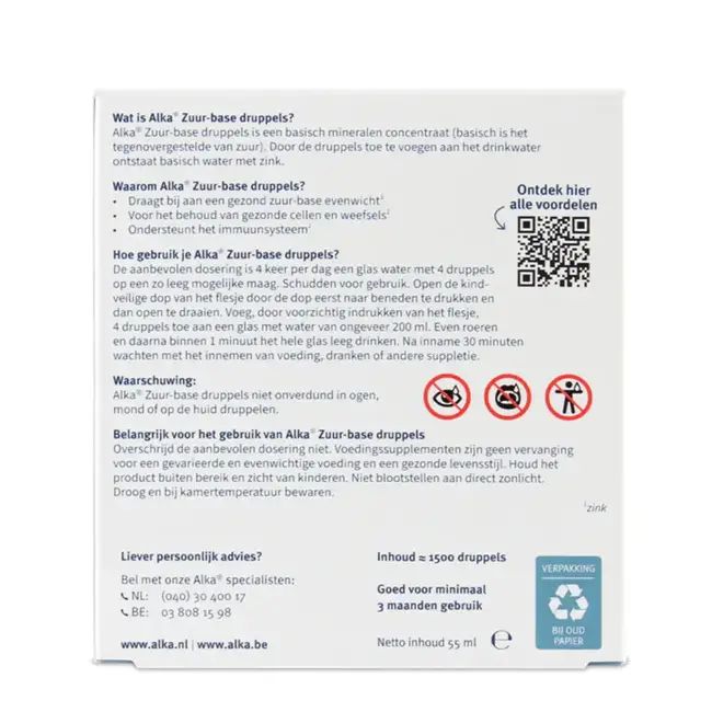 Basische Druppels - 55ml