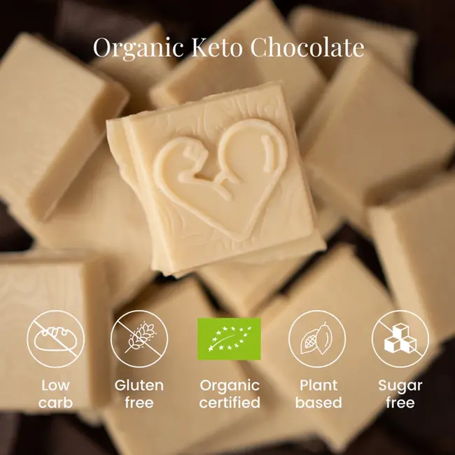 Witte Chocolade met Vanille en MCT -  BIO