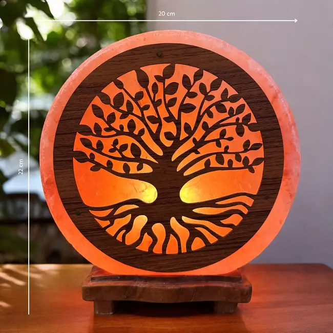 Himalaya zoutlamp levensboom silhouet - 5kg