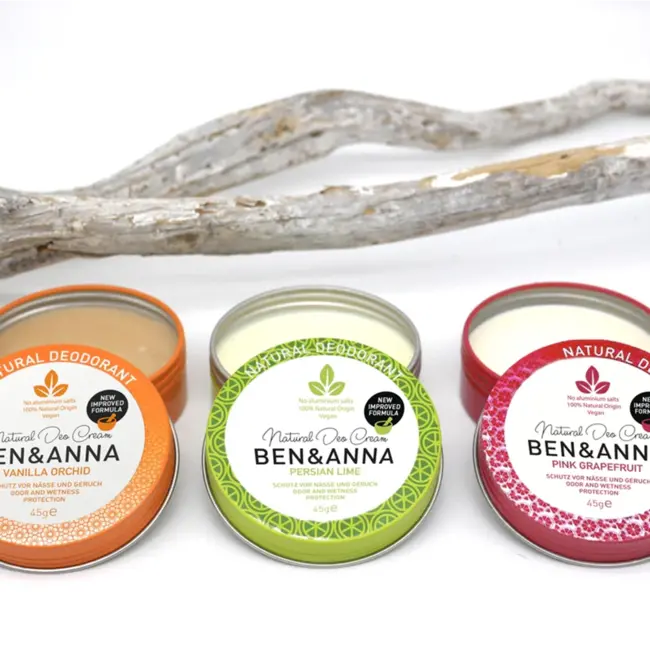 Natuurlijke Deodorant Creme - Pink Grapefruit - 45gr