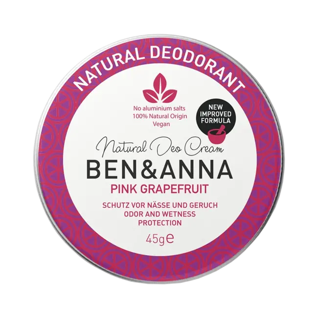 Natuurlijke Deodorant Creme - Pink Grapefruit - 45gr
