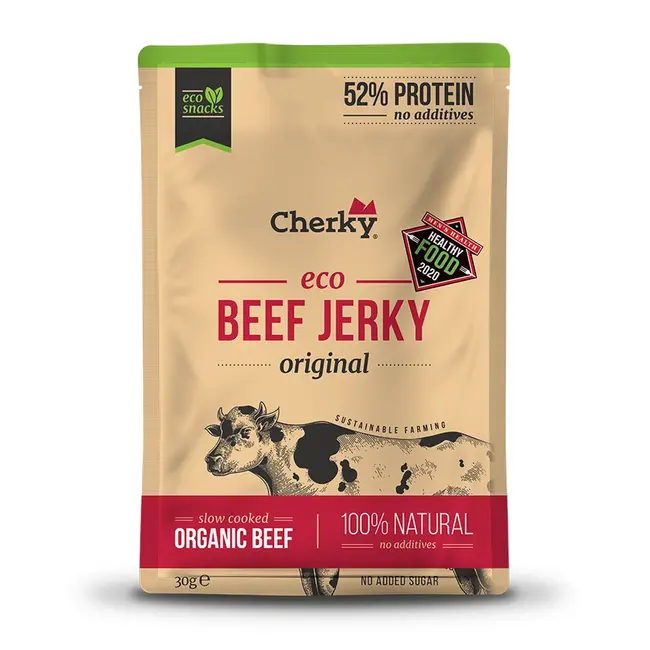 Cherky Beef Jerky - Original - 30g - BIO