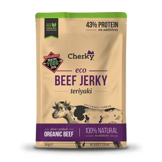 Cherky Beef Jerky - Teriyaki - 30g - BIO