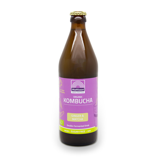 Mattisson Kombucha Ginger & Matcha - 500ml - BIO