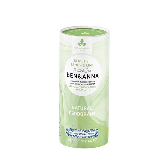Lemon & Lime sensitive soda deodorant stick - 40g