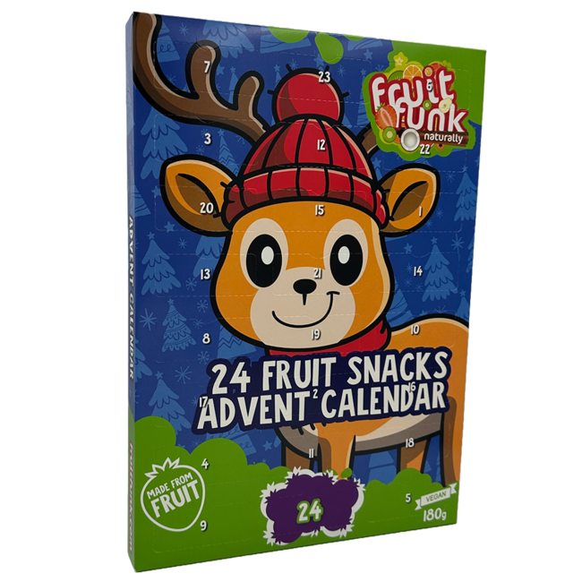 Adventskalender - 24 Fruitsnacks - 180g