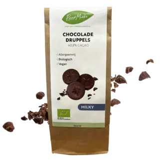 Puur Mieke Chocoladedruppels - Milky- Allergeenvrij - 150g - BIO