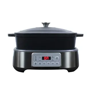Wartmann Multicooker / Slowcooker - Gietijzer - Zwart - 5,5l