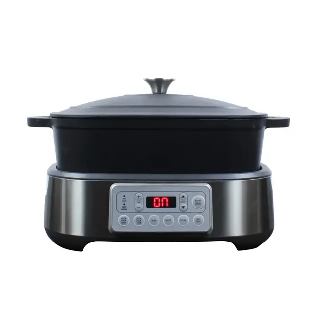 Multicooker / Slowcooker - Gietijzer - Zwart - 5,5l