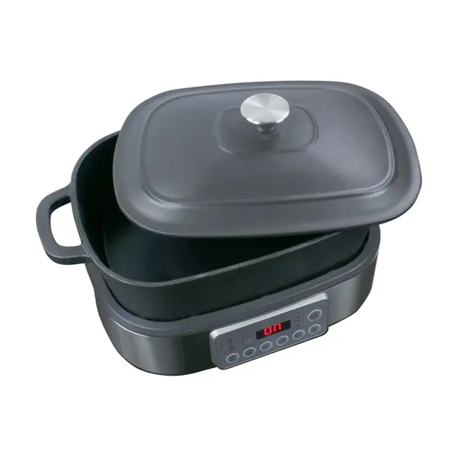 Multicooker / Slowcooker - Gietijzer - Zwart - 5,5l