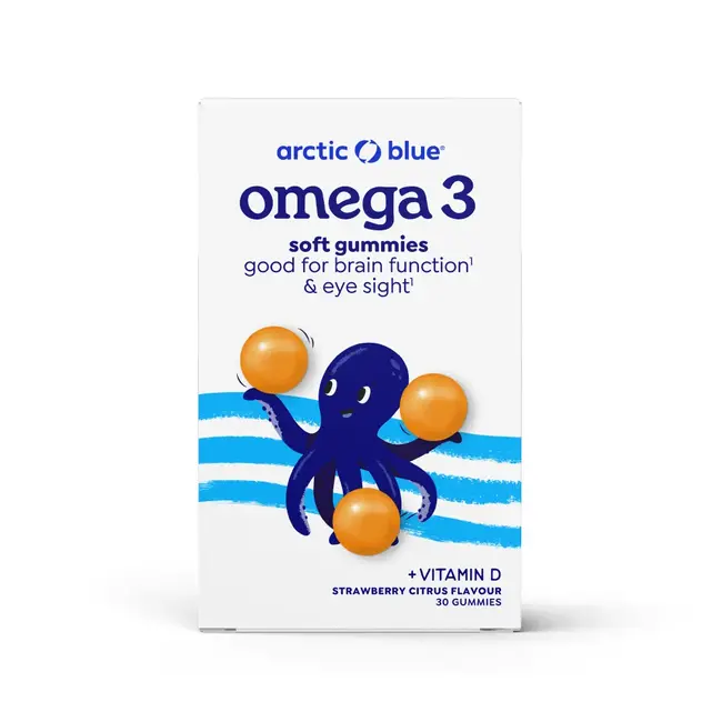 Omega-3 Soft Gummies  - Aardbei-Citrus- 30st
